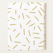 イエローペンシルピンクアップル先生プランナー プランナー手帳 (裏面)