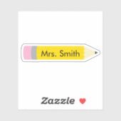 イエローペンシル先生 シール (シート)