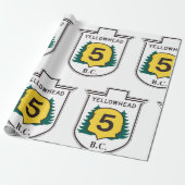 イエローホエッド道路標識 ラッピングペーパー (アンロールド)