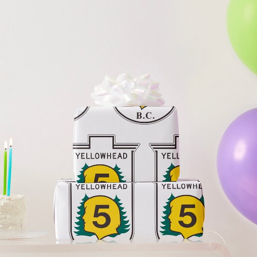 イエローホエッド道路標識 ラッピングペーパー