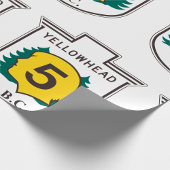 イエローホエッド道路標識 ラッピングペーパー