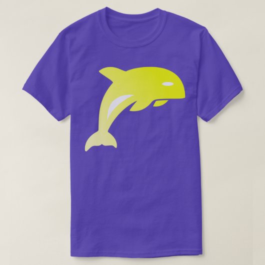 イエローホエールクジラ1 Tシャツ (デザイン正面)