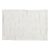 イエローホワイトストライプス 枕カバー (裏面-左)