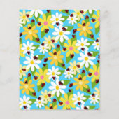 イエローホワイトフラワーレッドラディバグビートル チラシ (裏面)