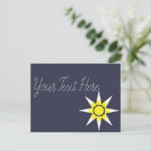 イエローホワイト魔法サン製品 ポストカード (スタンド正面)