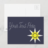 イエローホワイト魔法サン製品 ポストカード (正面/裏面)