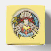 イエローホワイト鳩の宗教カトリックの確認 フェイバーボックス (上部)