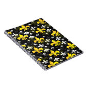 イエローホワイト（紋章の）フラ・ダ・リ ノートブック (右側)