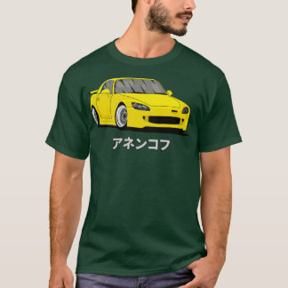 イエローホンダS2000ロードスター Tシャツ