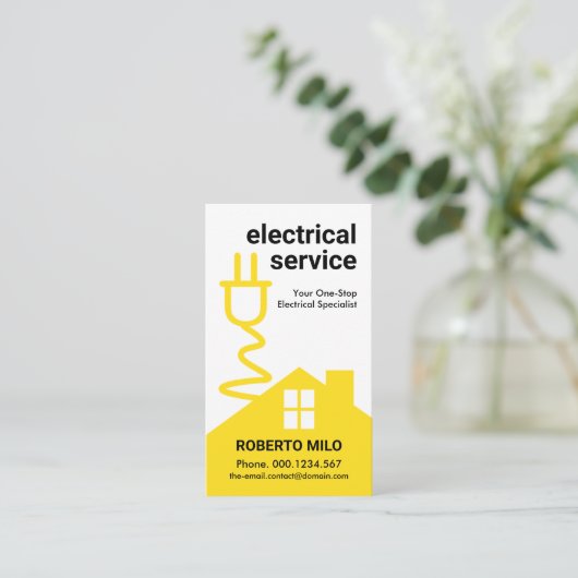 イエローホーム電力拡張配線 名刺