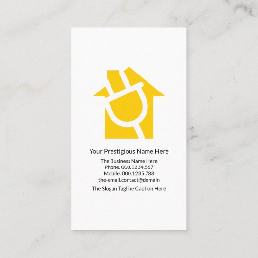 イエローホーム電力拡張配線 名刺 (裏面)