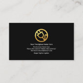 イエローホーム電気配線回路電気工 名刺 (裏面)