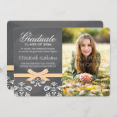 イエローボウシャルボードレース卒業発表 招待状 (正面/裏面)