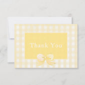 イエローボウジンガムサンキューカード サンキューカード (正面)