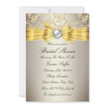 イエローボウベージュローズ ブライダルシャワー