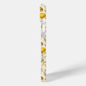 イエローボタニカルウォーターカラーフラワーネーム Case-Mate iPhoneケース (裏面 / 左)