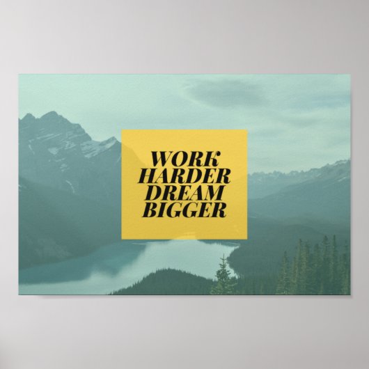 イエローボックス モチベーション ポスター (正面)