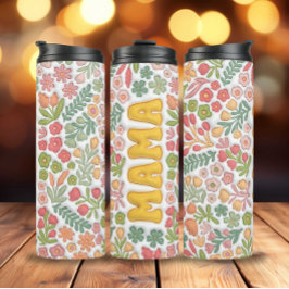 イエローボホフローラ3Dママ タンブラー