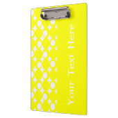 イエローボモダンールデザインとカスタム文字 クリップボード (左)