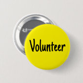 イエローボランティア 缶バッジ (正面&裏面)