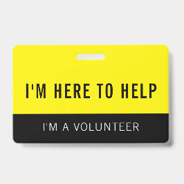 イエローボランティ救済アー バッジ