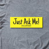 イエローボランティ頼アミーシンプル 名札