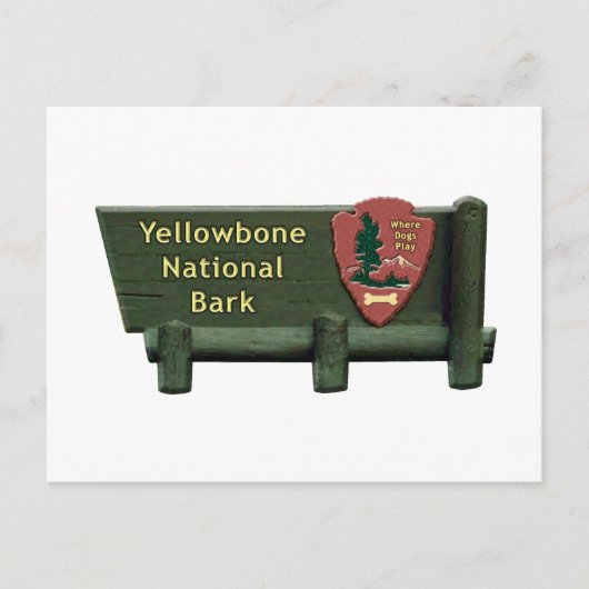 イエローボーンドッグパーク ポストカード (正面)