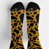 イエローポイズンダーツカエル ソックス (上部)