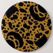 イエローポイズンダーツカエル 缶バッジ (正面)