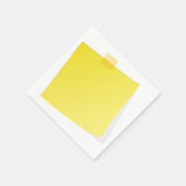 イエローポストItノート紙ナプキンス スタンダードカクテルナプキン (角)