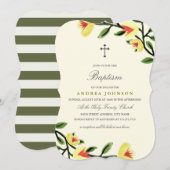 イエローポピーのバプテスマ 招待状 (正面/裏面)