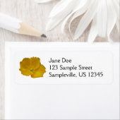 イエローポピーアラスカンワイルドフラワーフローラ ラベル (インサイチュ)