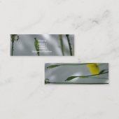 イエローポピーシェード10名刺 スキニー名刺 (正面/裏面)