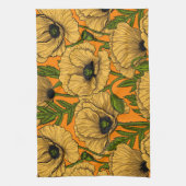 イエローポピー キッチンタオル (縦)