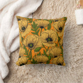 イエローポピー クッション (ブランケット)