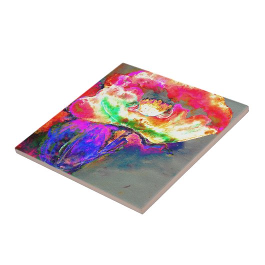 イエローポピー タイル (側面)