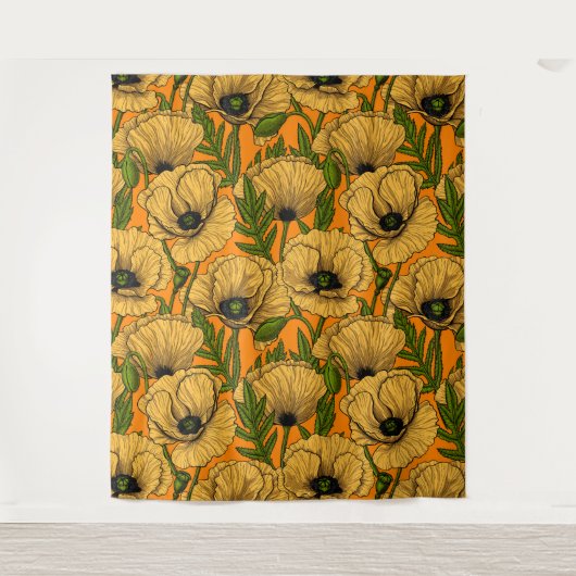 イエローポピー タペストリー (正面)