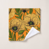 イエローポピー バスタオルセット (ウォッシュタオル)