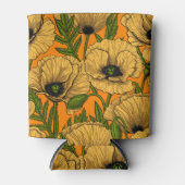 イエローポピー 缶クーラー (正面)