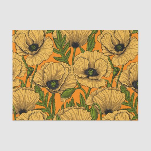 イエローポピー 薄葉紙 (正面)