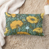 イエローポピー~装飾用クッション/クッション ランバークッション (ブランケット)