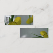イエローポピーShade 6名刺 スキニー名刺 (正面/裏面)