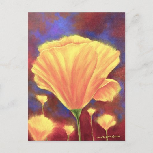 イエローポピ絵画ーズアート – 数々の ポストカード (正面)