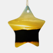 イエローマウントサンセット セラミックオーナメント (右)