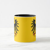 イエローマグの神聖ローマ帝国エンブレム マグカップ (中央)