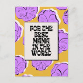 イエローマザーズデイ ポストカード (正面)