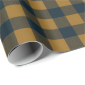 イエローマスタードバッファロープレイドフェスティバルチェック ラッピングペーパー (ロールコーナー)