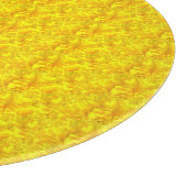 イエローマリゴールドフローラシームレスパターン カッティングボード (角)