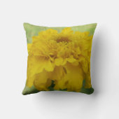 イエローマリゴールド – フローラ装飾用クッション クッション (裏面)