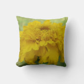 イエローマリゴールド – フローラ装飾用クッション クッション (正面)